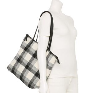 Sonoma Goods For Life Flannel Tote Bag